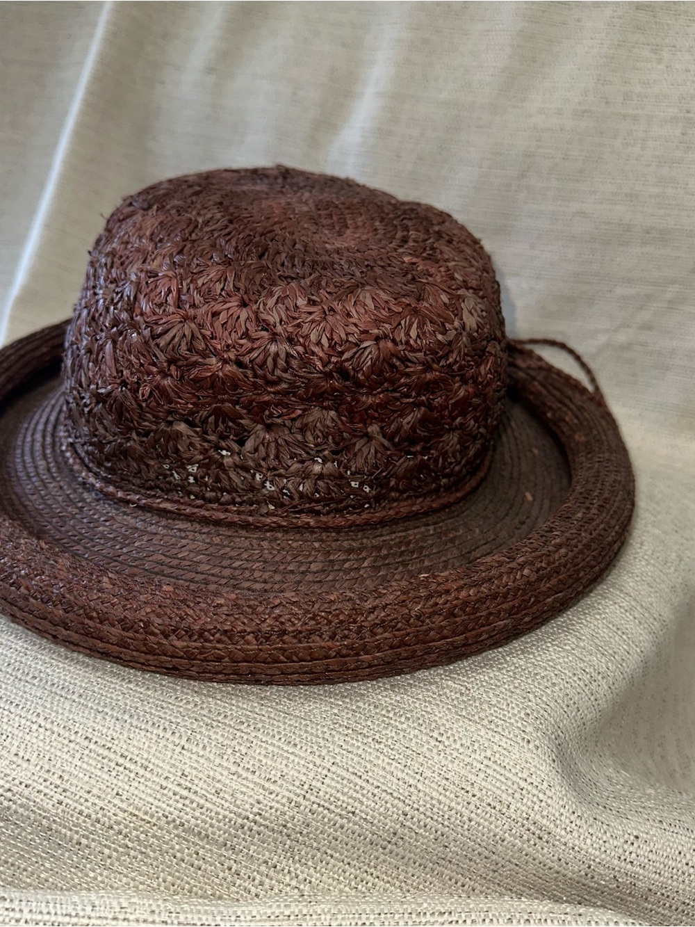 Vintage Callanan Hand Woven Raffia Hat - Picture 5 of 8